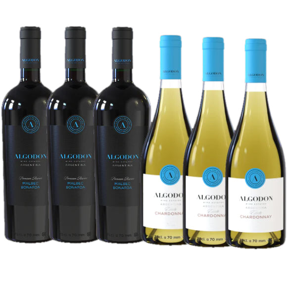 Blanco y rojo - Caja x6